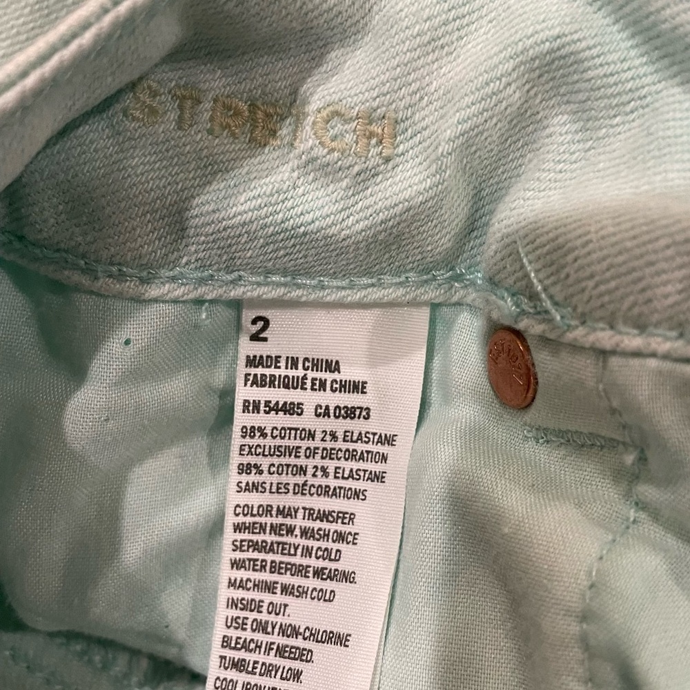 5 for $25 ❄️ American Eagle Mint Green Shorts Size 2 - Picture 7 of 7